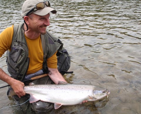 Dry fly salmon